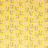 Baumwoll Webware Happy Easter Hühner